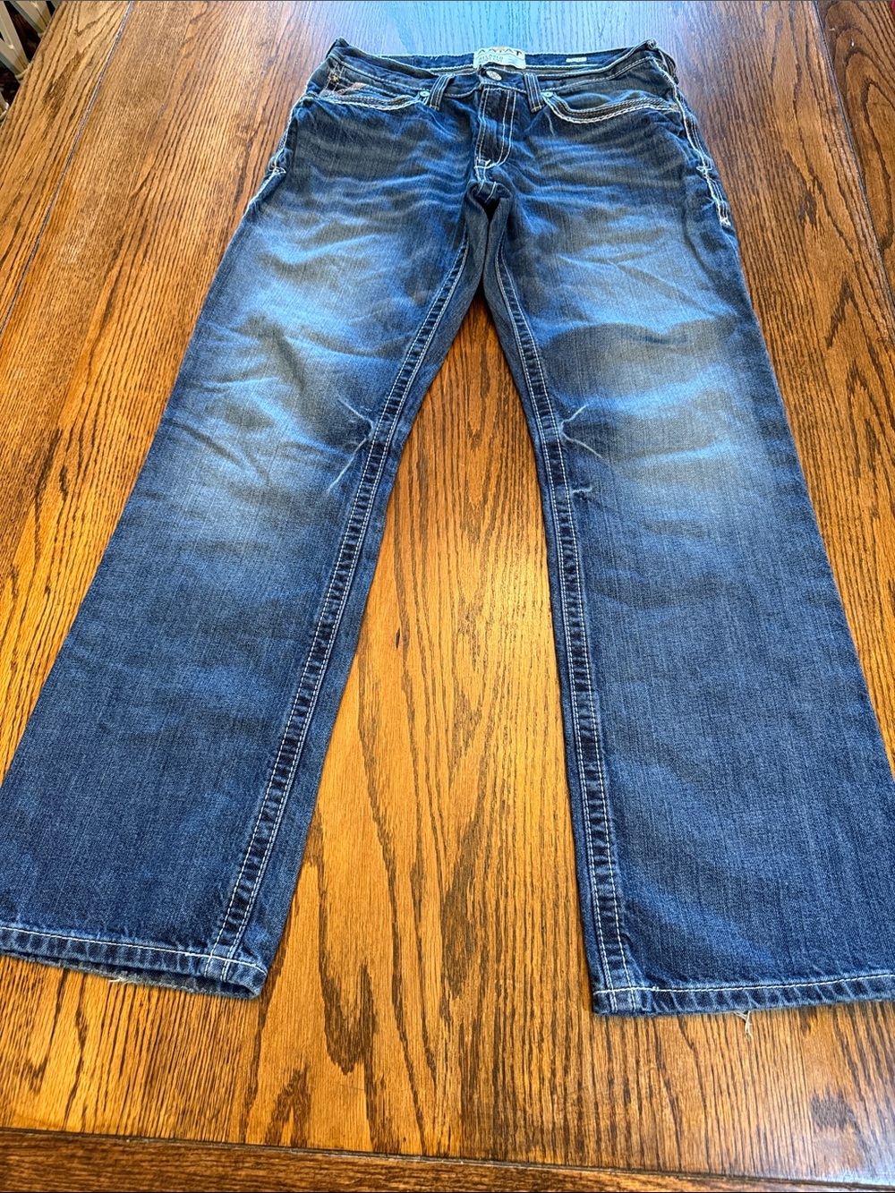 Ariat M4 Relaxed Boot Cut Jeans Men’s 31x32 Medium Wash Western Denim